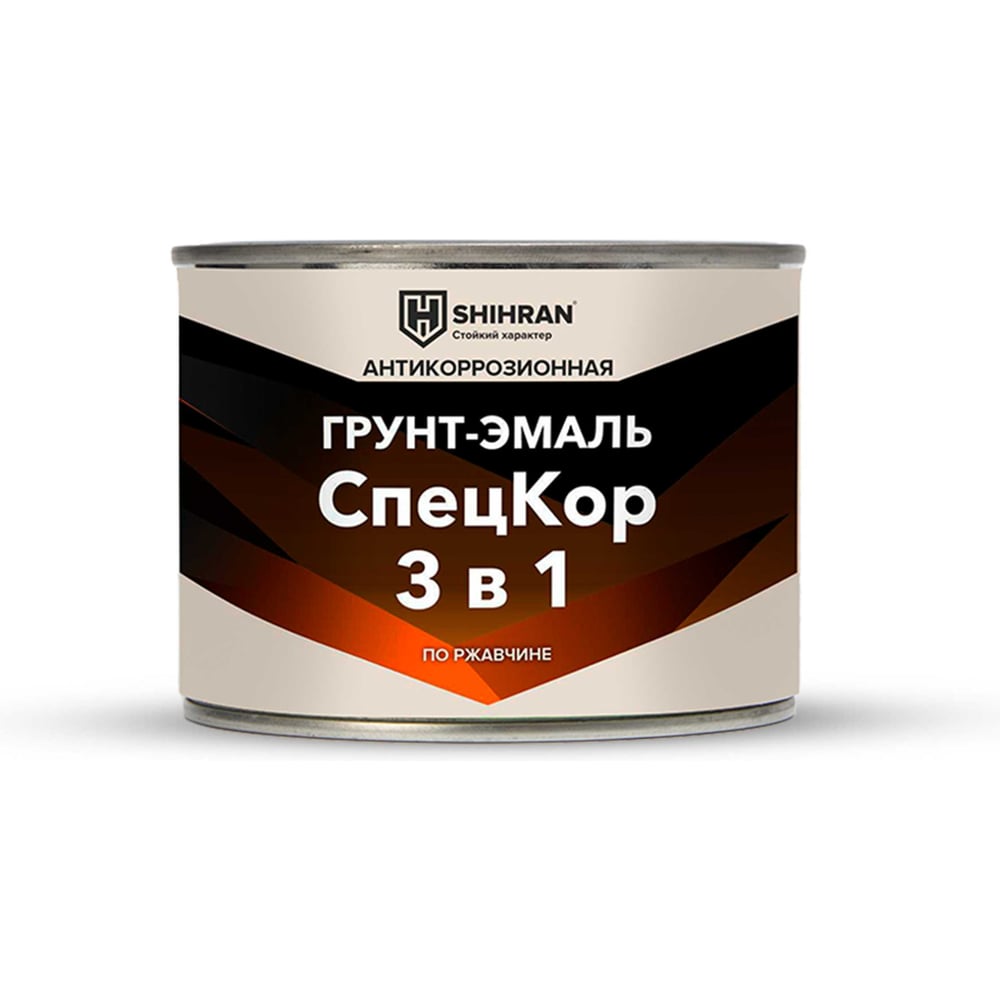 Изображение товара Грунт-эмаль SHIHRAN СпецКор 3в1 желтая RAL 1003 0,4 кг