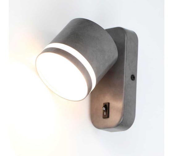 Изображение товара Светильник бра General Lighting Systems с боковым рассеивателем, выключателем на корпусе накладной серия Башня GWL-GX53-M-I 662047