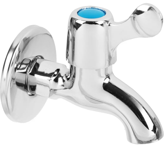 Изображение товара Водоразборный кран FRESSO короткий излив, 1/2", цинк 554-034