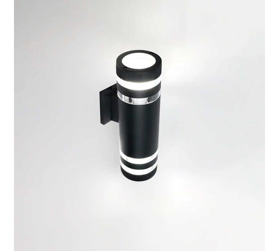 Изображение товара Фасадный уличный светильник накладной General Lighting Systems с двойным боковым рассеивателем серия Игнис, GWL-2Е27-M-IP65 662543