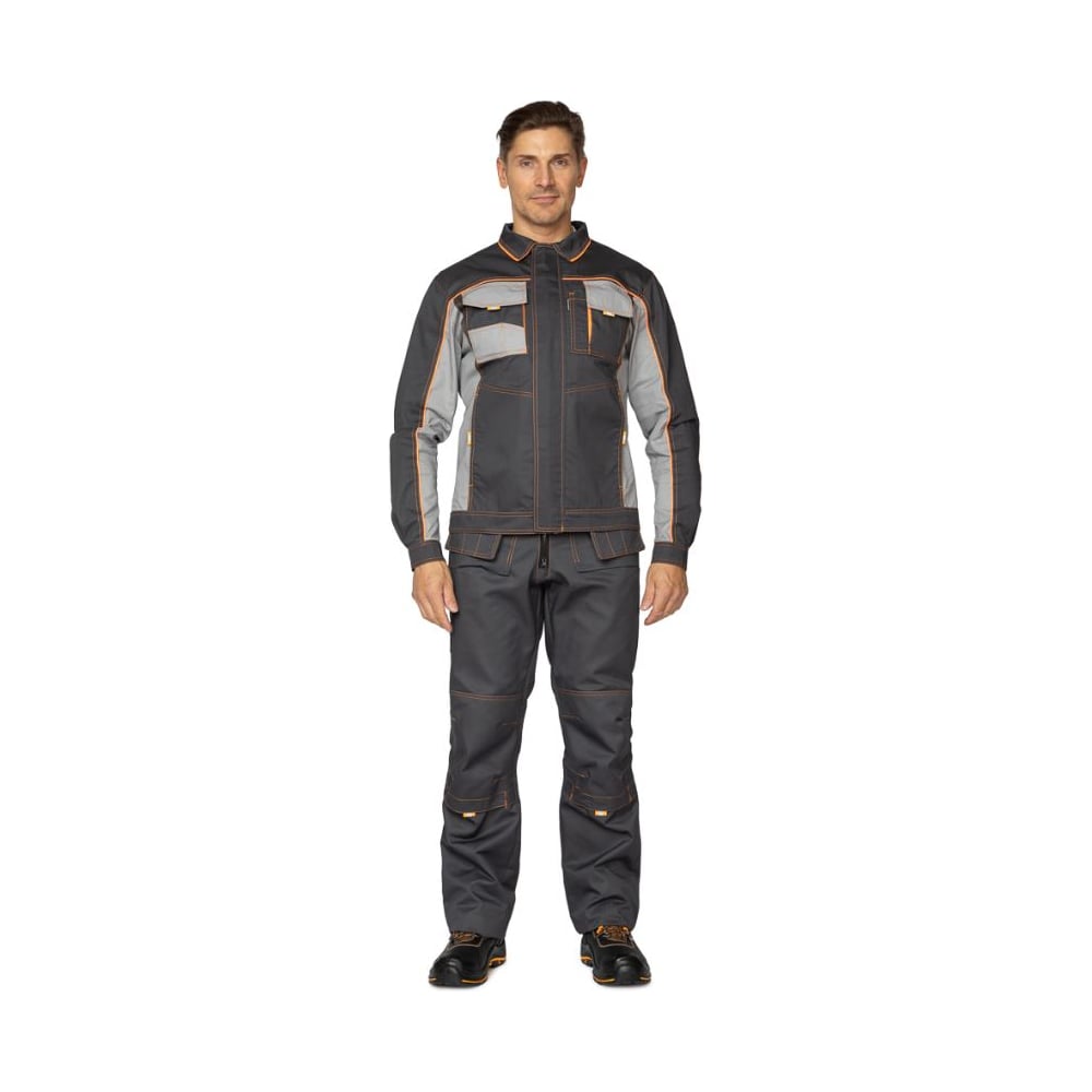 Изображение товара Мужской костюм Прабо 2 серый водоотталкивающий для повседневной носки