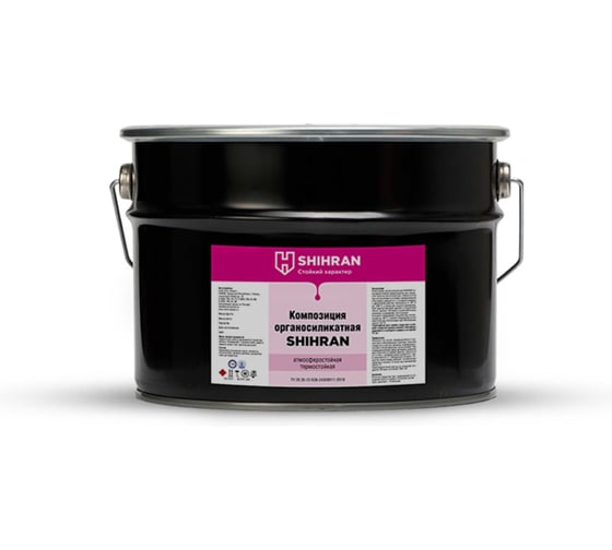 Изображение товара Органосиликатная композиция SHIHRAN желтая RAL 1003 10кг 007678