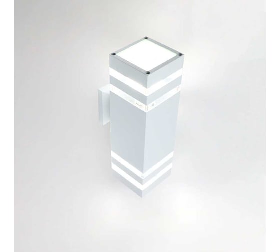 Изображение товара Фасадный уличный светильник накладной General Lighting Systems с двойным боковым рассеивателем серия Гратус, GWL-2Е27-M-IP65 662599