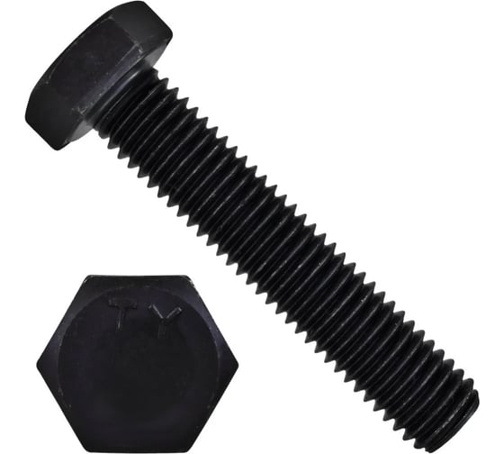 Изображение товара Болт Море-Метизов DIN 933 класс прочности 12.9 оксид М20x240 мм, 10 шт. BOLT933М2024010М