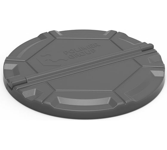 Изображение товара Крышка колодца POLIMER GROUP Роса серый DKS6