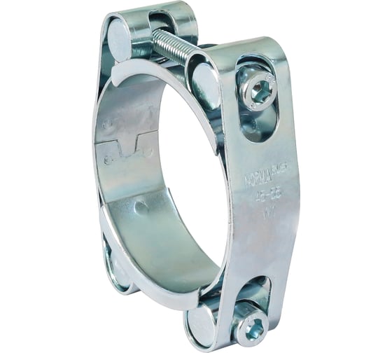 Изображение товара Хомут силовой NORMA-RUS 2-х болтовый GBS 65-75/20 W1 (50 шт.) NR-GBS2-065075-20W1