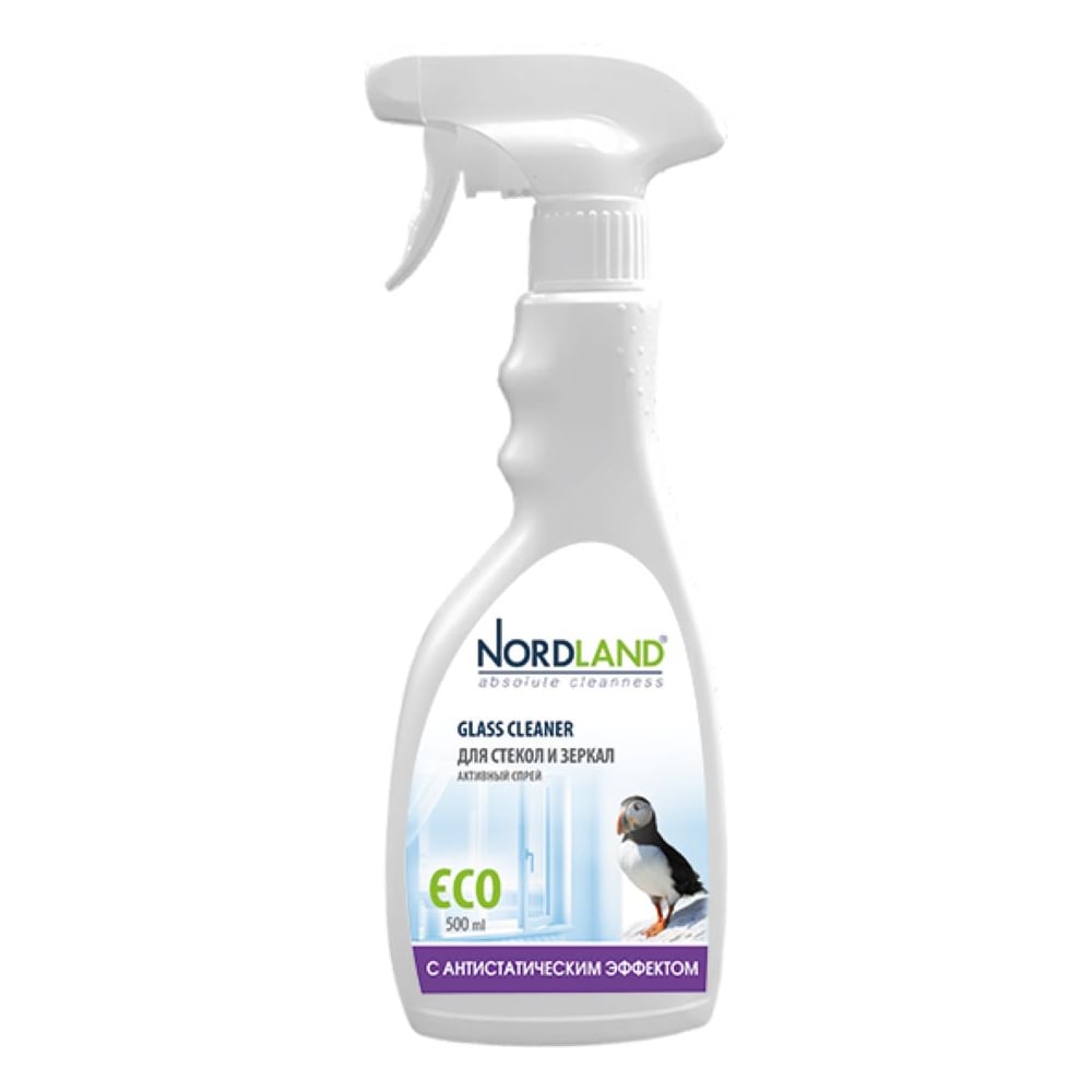 Изображение товара Активный спрей для чистки зеркальных и стеклянных поверхностей NORDLAND 500 мл