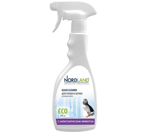 Изображение товара Активный спрей для чистки зеркальных и стеклянных поверхностей NORDLAND 500 мл 181565