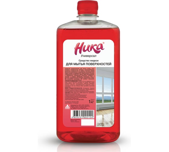 Изображение товара Средство моющее универсальное ОФИСМАГ НИКА Универсал, жидкое, 1кг 02124 604487