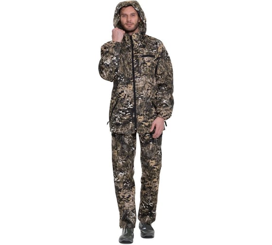 Изображение товара Мужской костюм Прабо Турист КМФ зелёные соты 96-100/182-188 (48/5) 48103