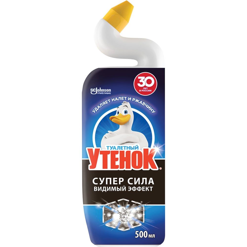 Изображение товара Средство для уборки туалета ОФИСМАГ ТУАЛЕТНЫЙ УТЕНОК Супер Сила Видимый Эффект 500 мл 70668 605505