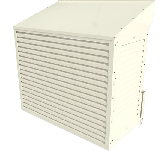 Изображение товара Корзина для кондиционерa АрсеналЪ Жалюзи / 1065x1300x728 / Центральная, две боковые и нижняя панели с косой крышей КБ-42-1300-Ж