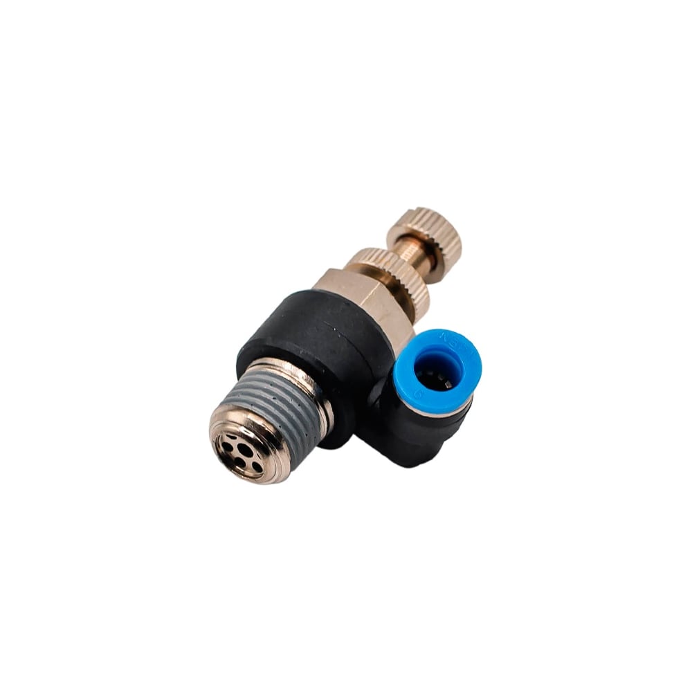 Изображение товара Дроссель-регулятор NBPT SS04-M5 с поворотной цангой 1 шт.