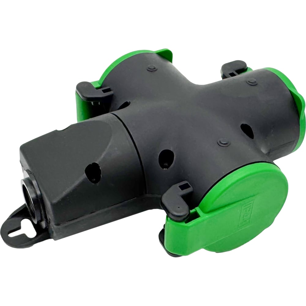 Изображение товара Переносная брызгозащищенная розетка с заземлением 3-xместная ООО ОПТИКОМ ЭЛЕКТРИК