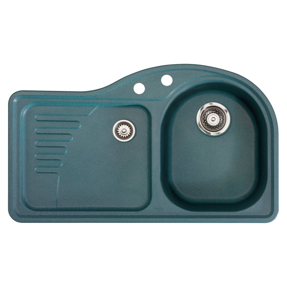 Изображение товара Мойка ALVEUS ALGRANIT FUTUR 40R A70 - искусственный гранит, асимметричная, врезная, синяя