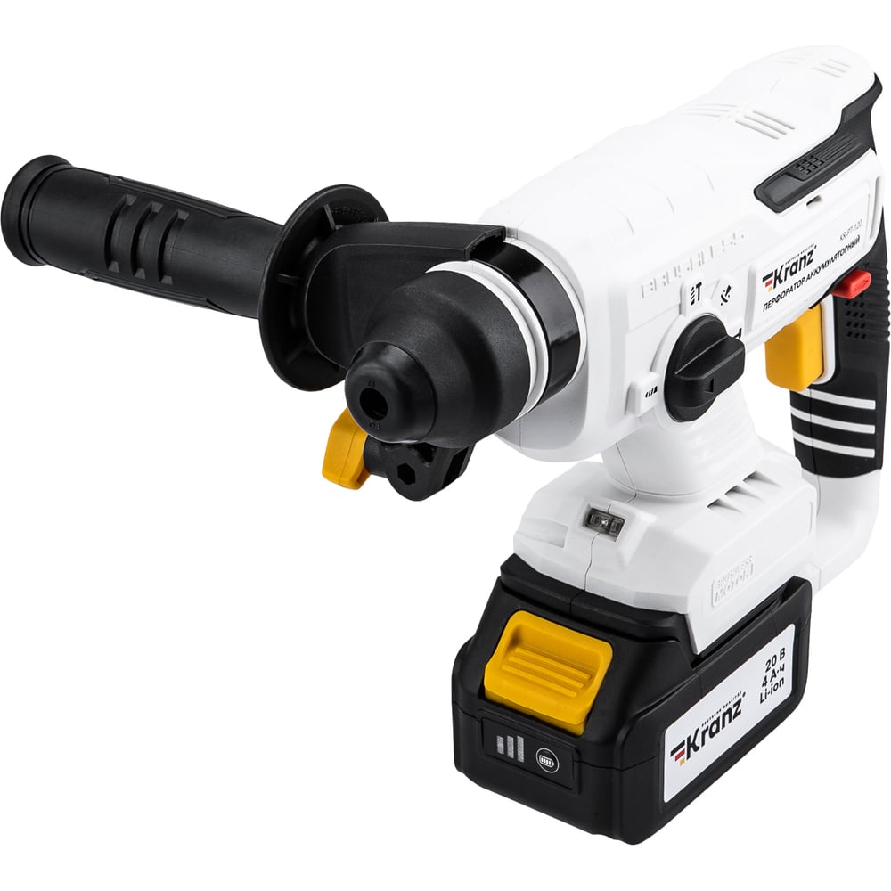 Изображение товара Аккумуляторный перфоратор Kranz KR-PT-120 20В 2,2 Дж с кейсом