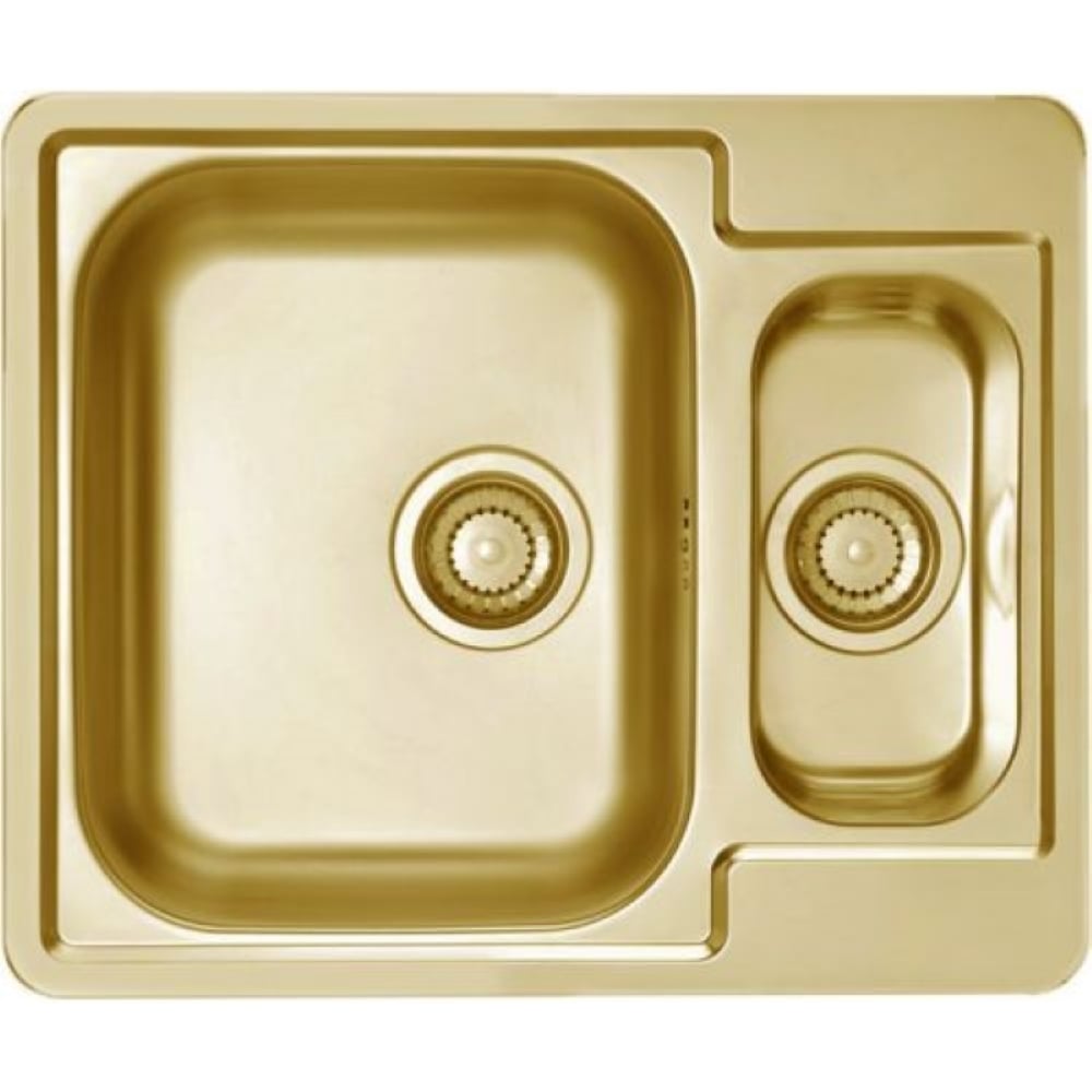 Изображение товара Мойка ALVEUS LINE 50 MONARCH GOLD 615x500 в компл. с выпуском без сифона 1068994