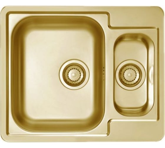 Изображение товара Мойка ALVEUS LINE 50 MONARCH GOLD 615x500 в компл. с выпуском без сифона 1068994