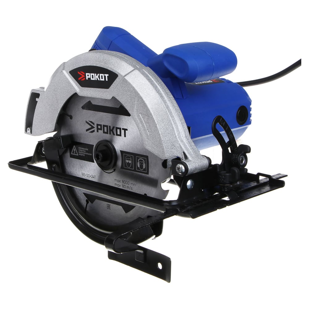 Изображение товара Циркулярная пила РОКОТ 1500Вт с диском 165мм