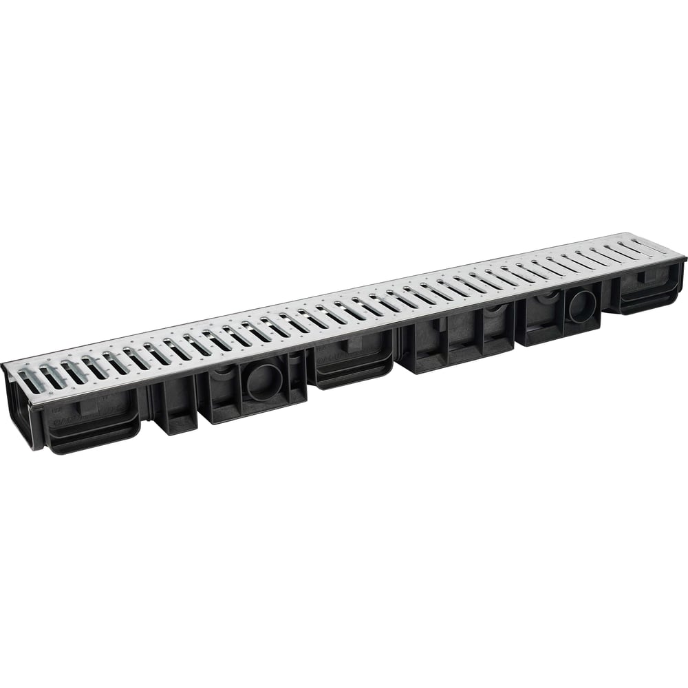 Изображение товара Водоотводный пластиковый лоток AQUADRENAG ЛВП Classic AQD DN100 H120 с решеткой