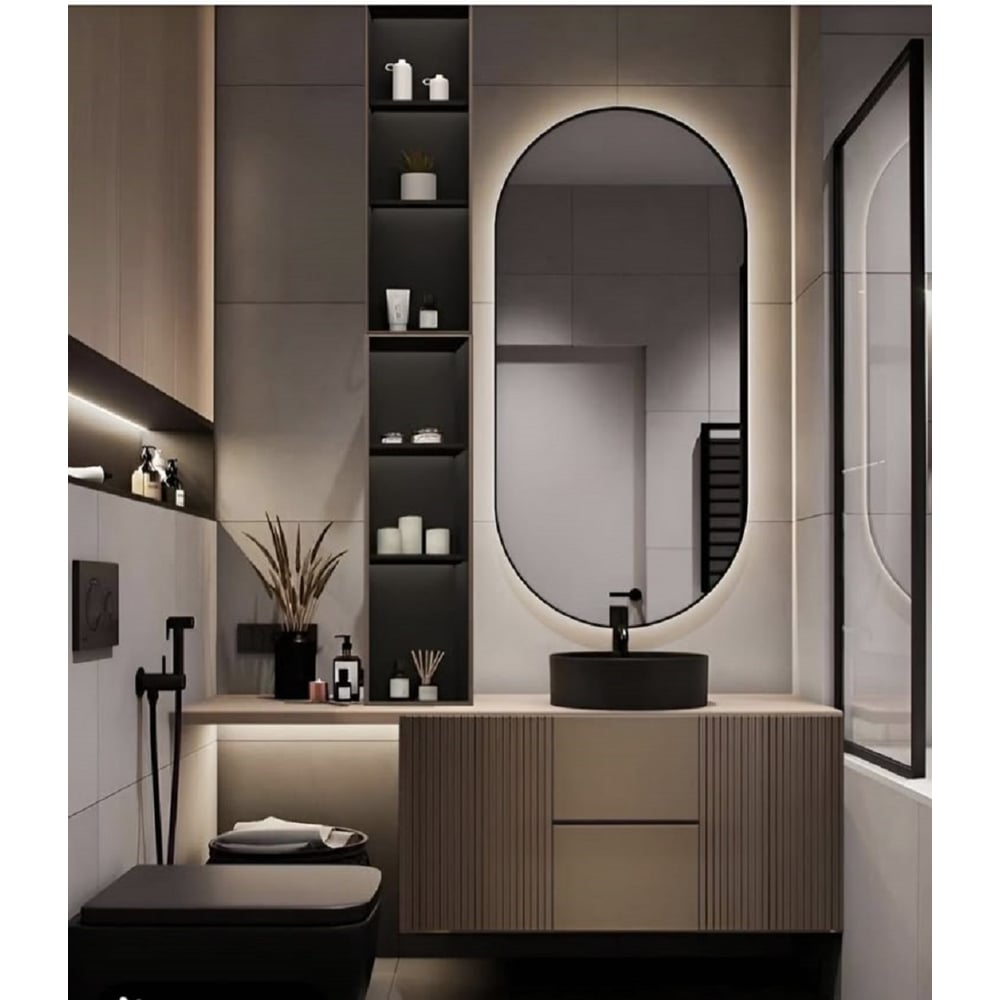 Изображение товара Зеркало с теплой подсветкой Art&Max Bari 700x1500 AM-Bar-700-1500-DS-C