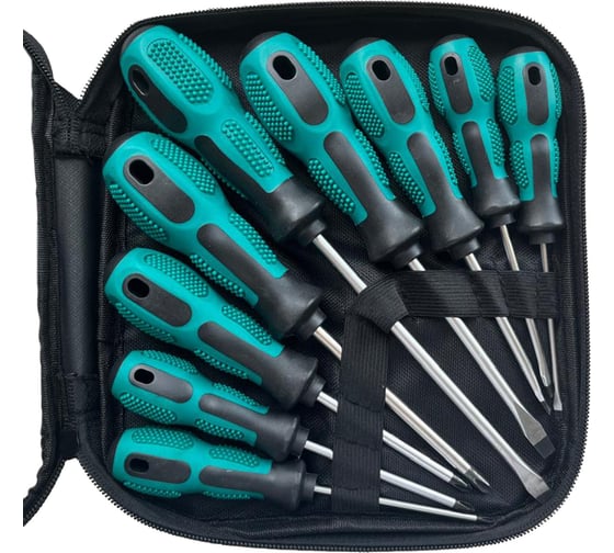 Изображение товара Набор отверток в чехле Turbosky OT9 738