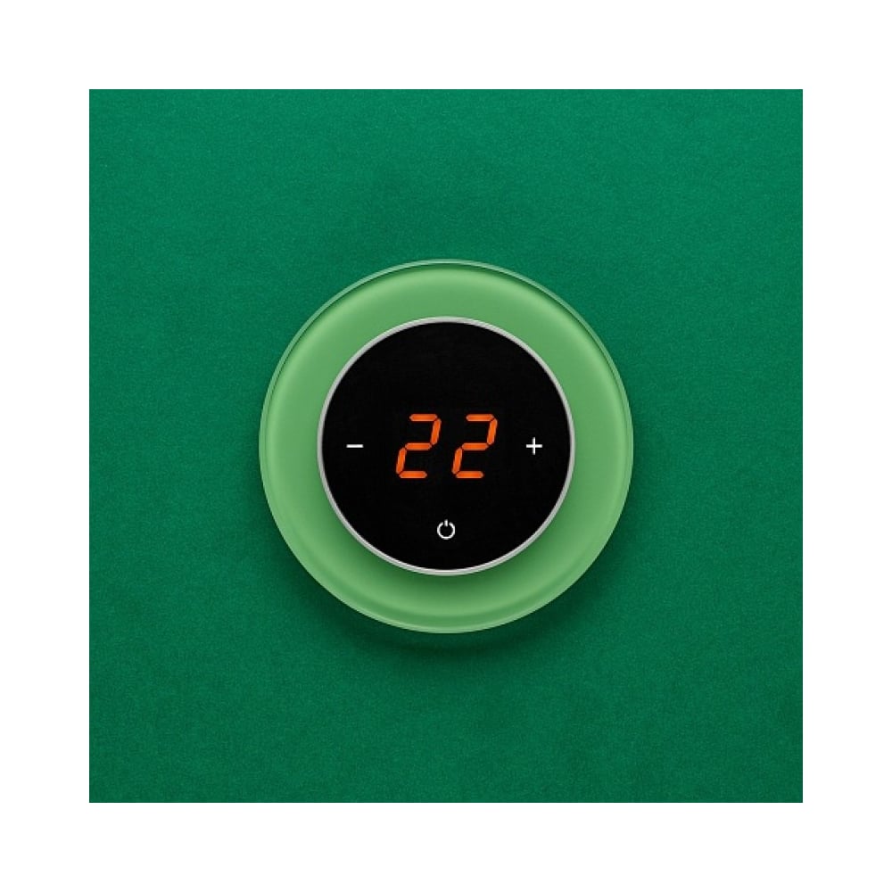 Изображение товара Терморегулятор AURA RONDA 1164 Green Luminous с цифровым дисплеем и подсветкой