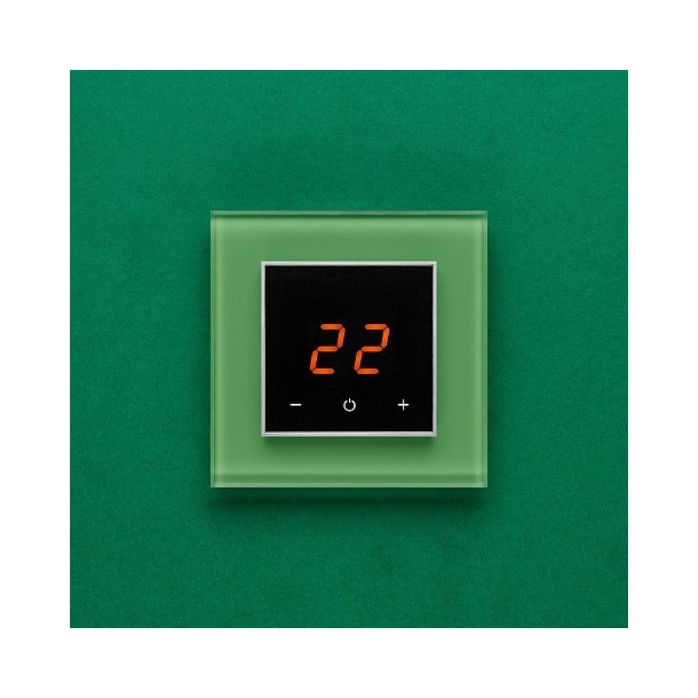 Изображение товара Цифровой терморегулятор AURA ORTO 1164 Green Luminous для помещений и пола