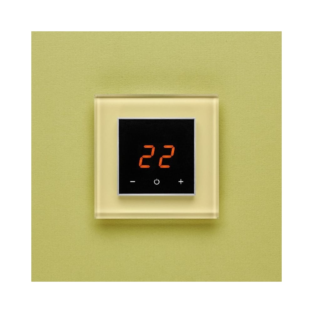 Изображение товара Терморегулятор AURA ORTO 1014 Beige Classic цифровой с дисплеем для помещения и пола