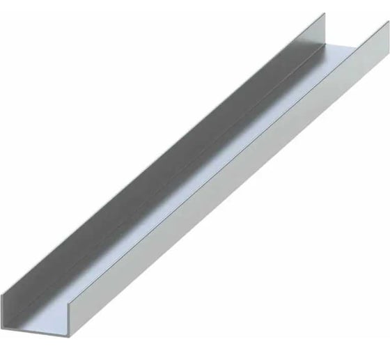 Изображение товара Швеллер ACCURATE П 2000x20x20 алюминиевый 2м 20x20x20x2мм Ш-П 20х20х20*2мм*2М(43)