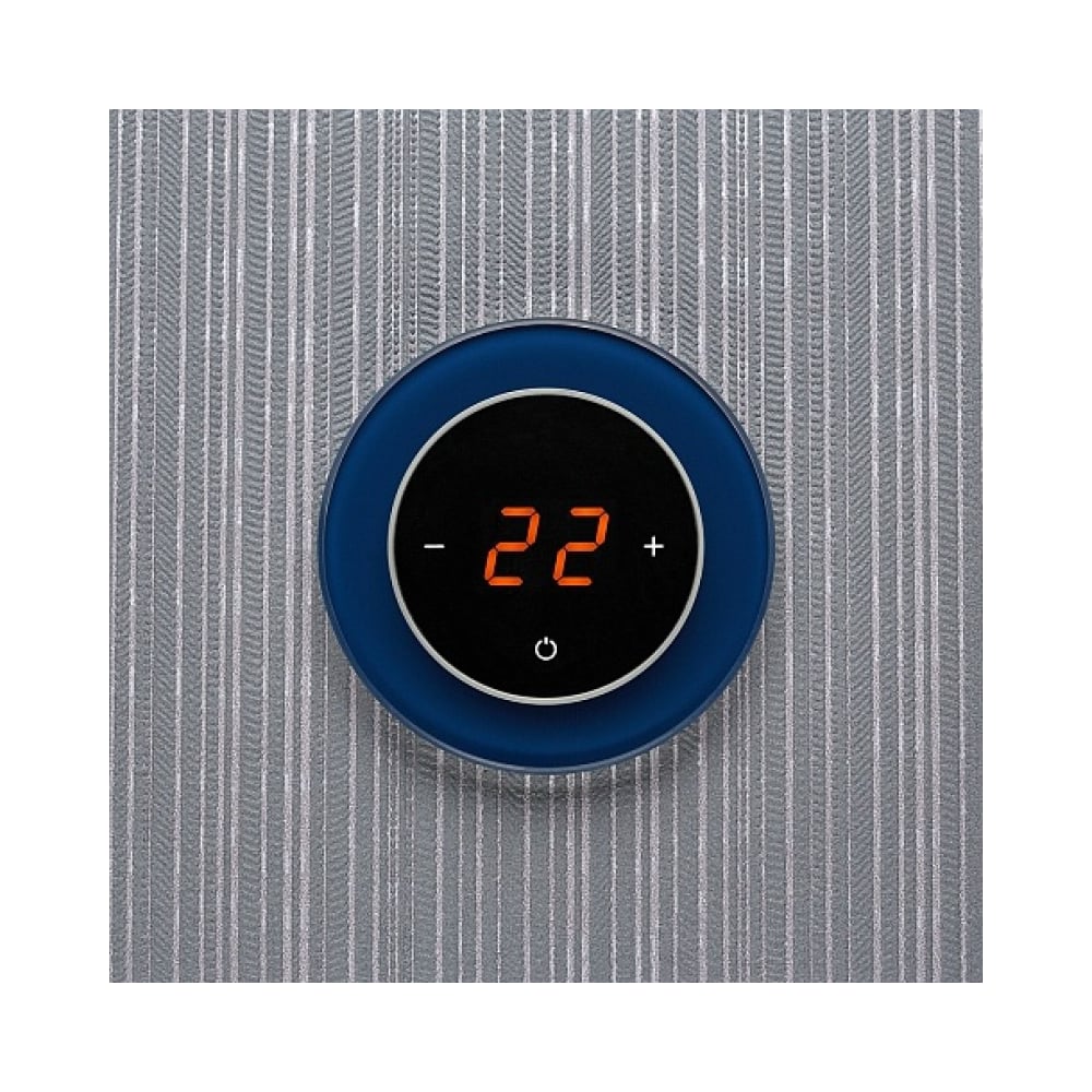 Изображение товара Терморегулятор AURA RONDA 5001 Blue Petrol с цифровым дисплеем и встроенным монтажом