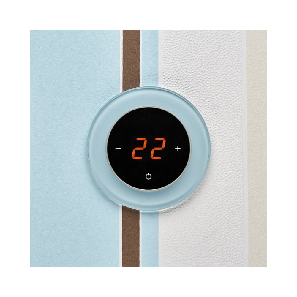 Изображение товара Терморегулятор AURA RONDA 1603 Blue Pastel цифровой управление встроенный дисплей