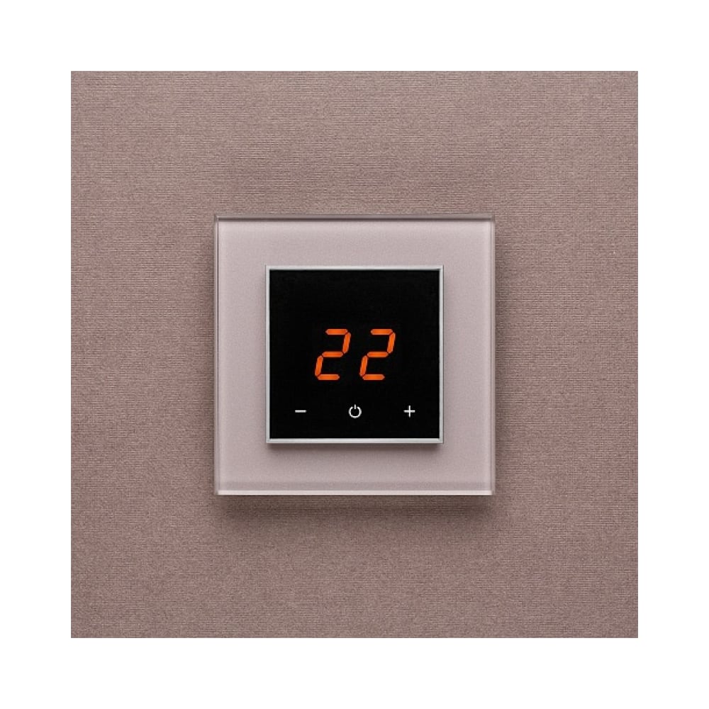 Изображение товара Терморегулятор AURA ORTO 0627 Taupe Metal цифровой для пола и помещения