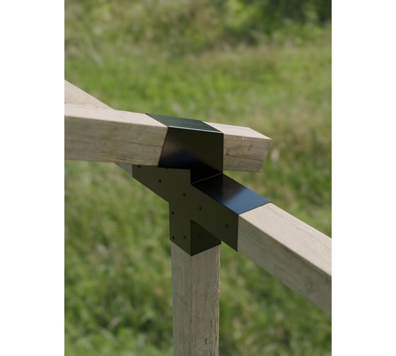 Изображение товара Крепежный кронштейн АрсеналЪ 20 градусов ( коннектор) Четверник проходной для бруса 100 100 ARSENAL PERGOLA AR75742P957-06