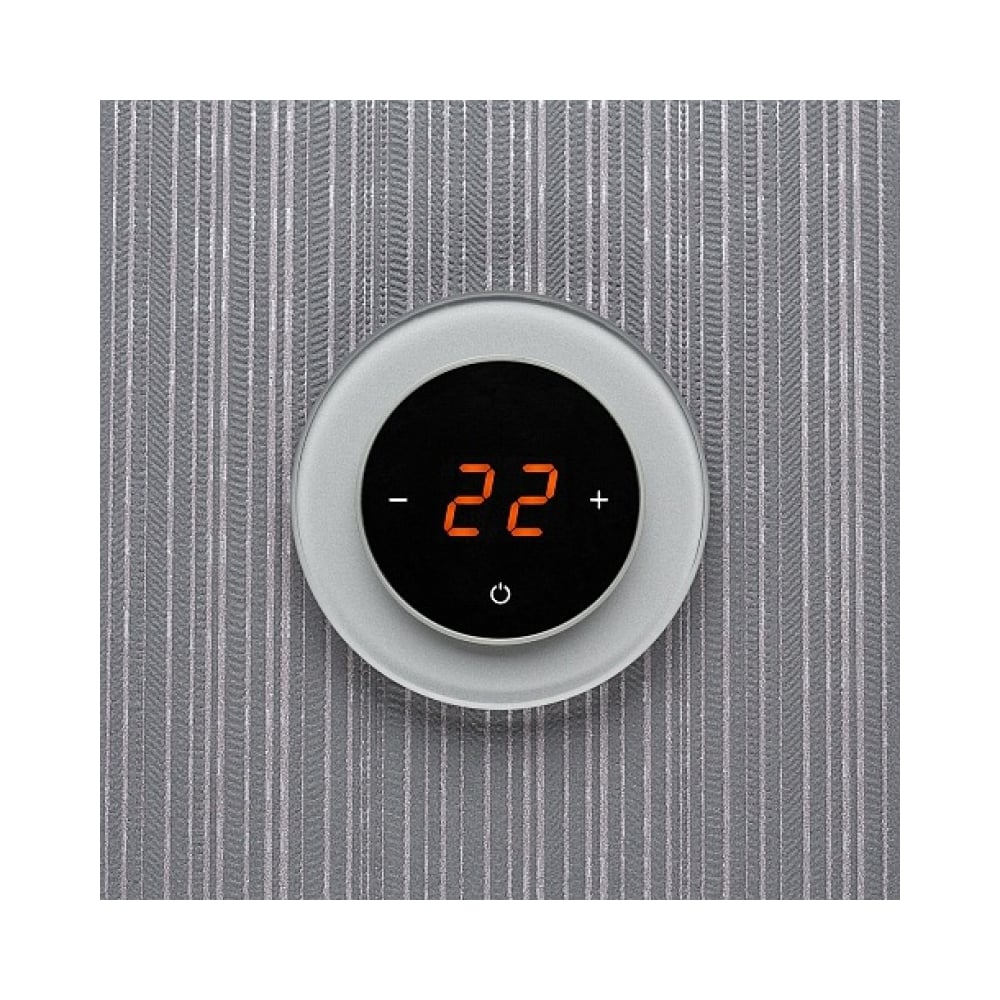 Изображение товара Терморегулятор AURA RONDA 9006 Grey Metal для пола и помещений