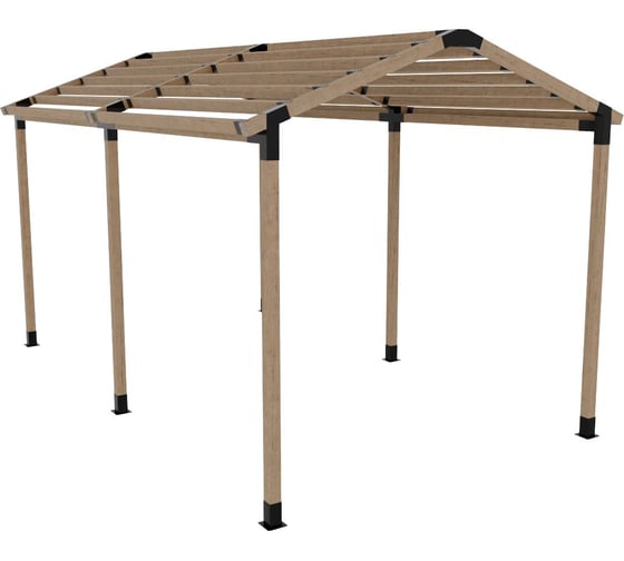 Изображение товара Крепежный кронштейн АрсеналЪ 20 градусов ( коннектор) Тройник угловой левый для бруса 100 100 ARSENAL PERGOLA AR75732L957-06