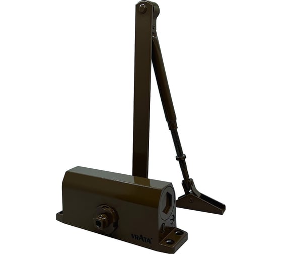 Изображение товара Доводчик дверной Vrata DC-60 до 60 кг, коричневый 272043