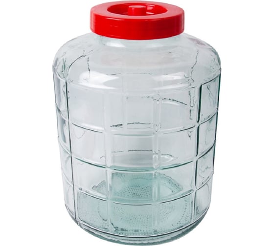 Изображение товара Бутыль стеклянная ЛЕТО 15л с крышкой-гидрозатвором (К) 21905