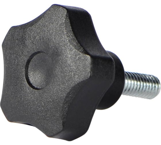 Изображение товара Комплект ручка зажимная Алтервиа пятилепестковая, черная M8 Арт. (упаковка 2 штуки) A30110.00045.2