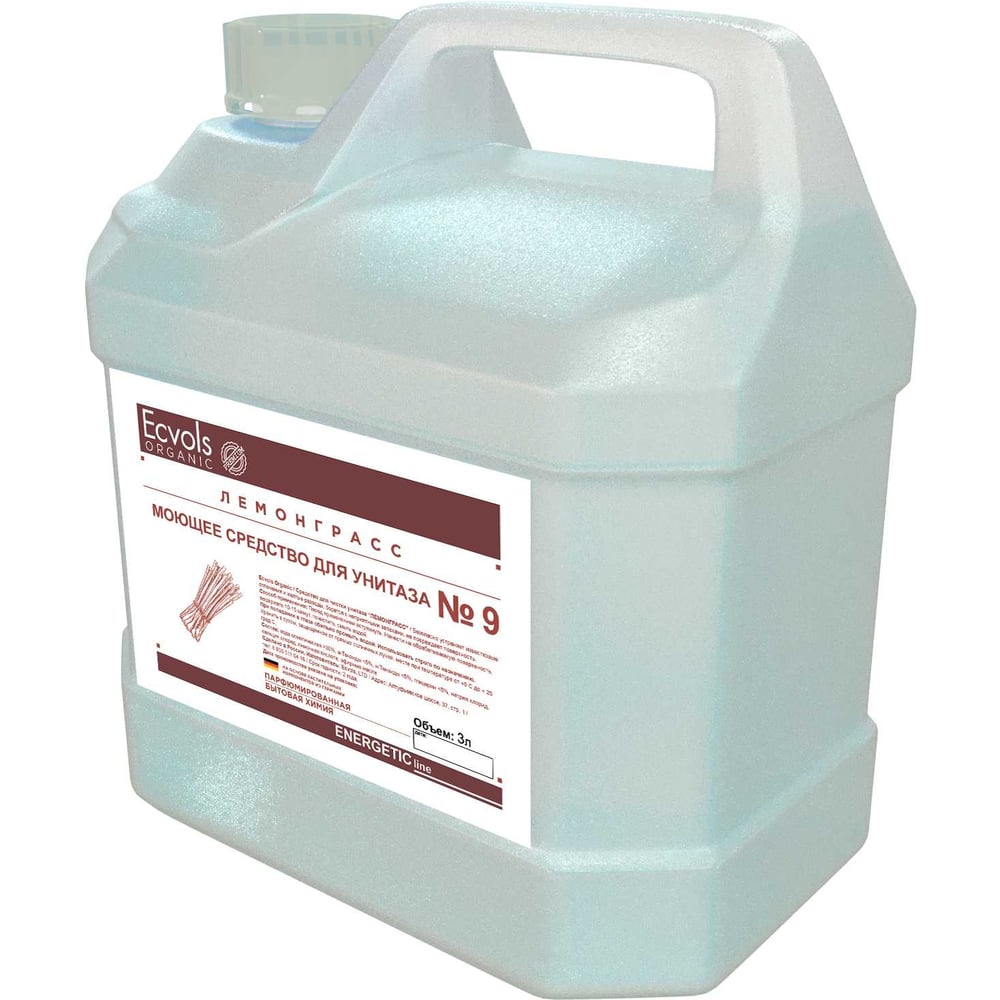Изображение товара Органическое средство для чистки унитаза Ecvols 51, 3 л, без хлорки
