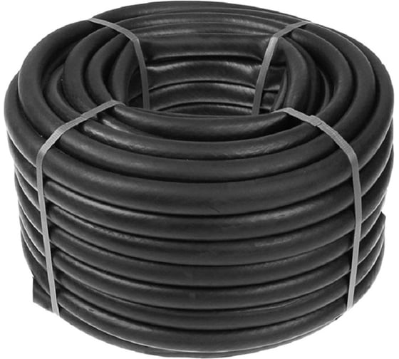 Изображение товара Шланг поливочный ЛЕТО резиновый, армированный, 10атм d18x3.5мм 50м 29497