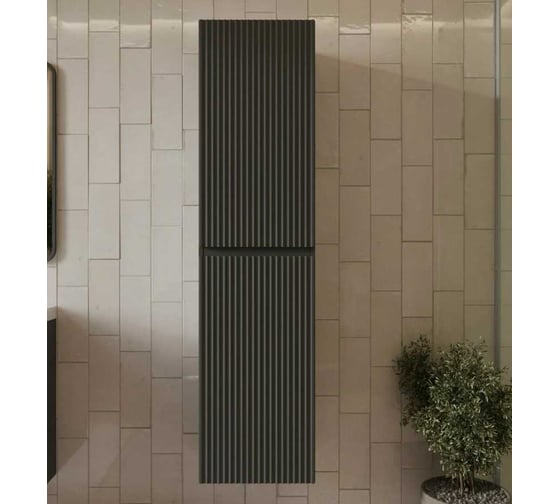 Изображение товара Пенал к тумбе Mebelvann PULSE серый/антрацит, 160x40x35 см, навесной, универсальной ориентации левый/правый PUL204027016