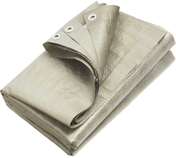 Изображение товара Тент Миротент Зима-Лето 6*8 полипропилен (100 г/м2), люверс 0,5м TPP.100.6.8.0.5