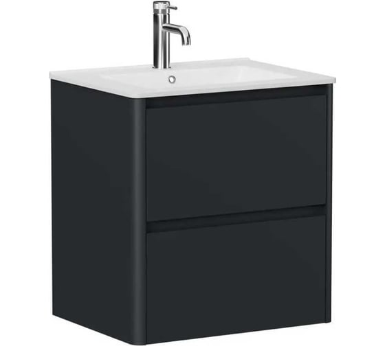 Изображение товара Тумба ALLEN BRAU GRAVITY 80, 2 ящика, антрацит матовый (346143) 1.370009.AM 00346143