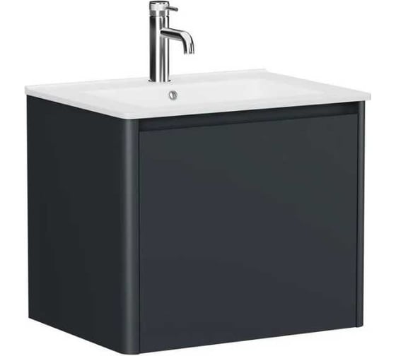 Изображение товара Тумба ALLEN BRAU GRAVITY 100, 1 ящик, антрацит матовый (346173) 1.370014.AM 00346173