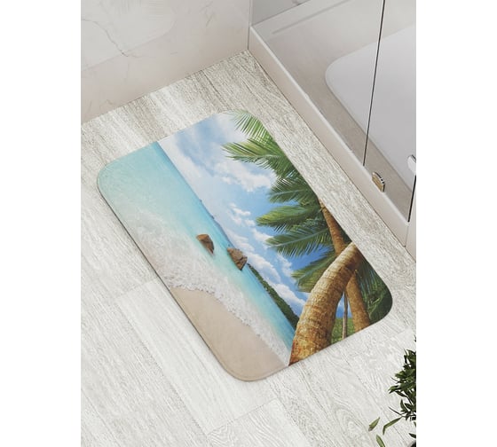 Изображение товара Коврик противоскользящий JoyArty "На дальних берегах" для ванной, сауны, бассейна, bath_7991