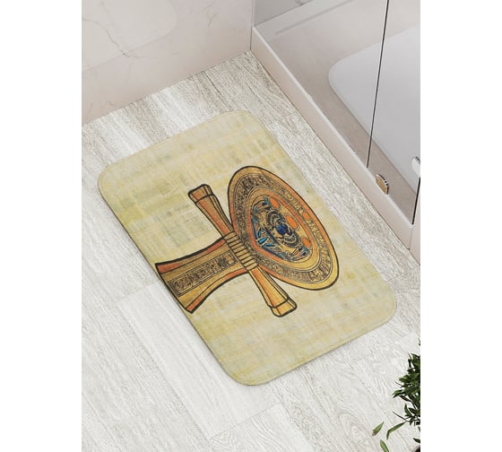 Изображение товара Коврик противоскользящий JoyArty "Магический анх" для ванной, сауны, бассейна, bath_15230