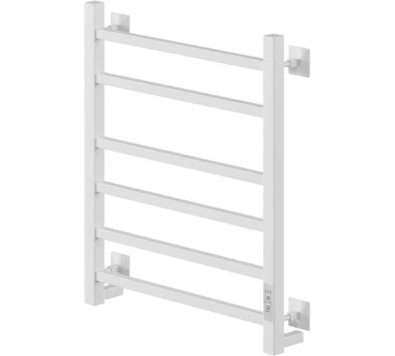 Изображение товара Полотенцесушитель MIXLINE FORTUNE 60x50 таймер, 323 Вт, 6 перекладин электрический БЕЛЫЙ 556372