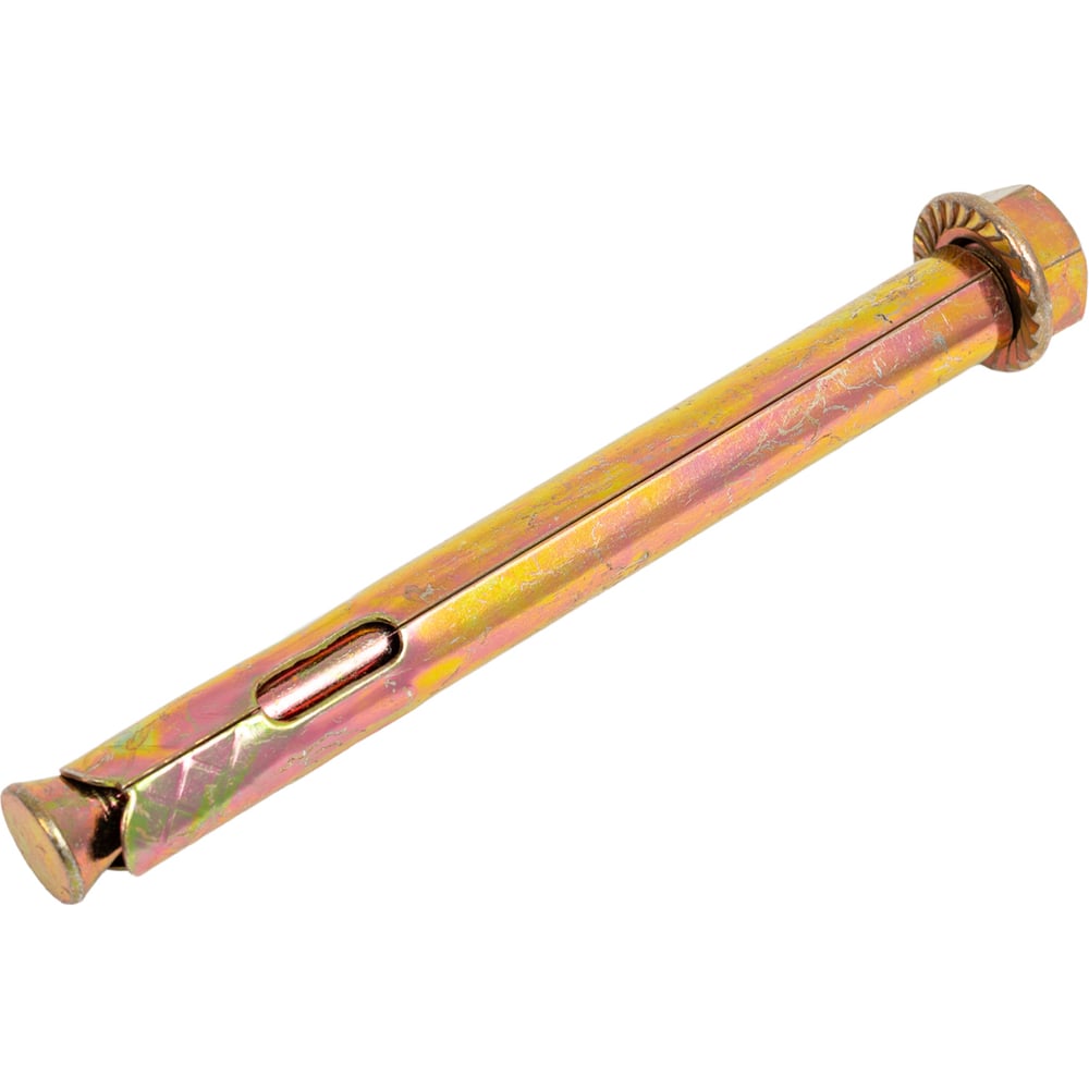 Изображение товара Анкерный болт с гайкой КОСТИНСТРОЙ М12x120, 10 штук, сталь с цинковым покрытием