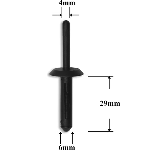 Изображение товара Автокрепеж для Chrysler/Ford/GM 10 шт 6500911, N803043S , 14063981, 06500911 Крепавто 0475